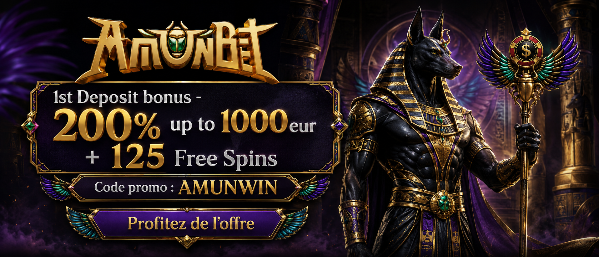 Code promo AmunBet AMUNWIN